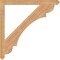 Ekena Millwork Olympic Arts & Crafts Smooth Bracket, Western Red Cedar, 3 1/2"W x 48"D x 48"H BKT04X48X48OLY03SWR - alternate 4